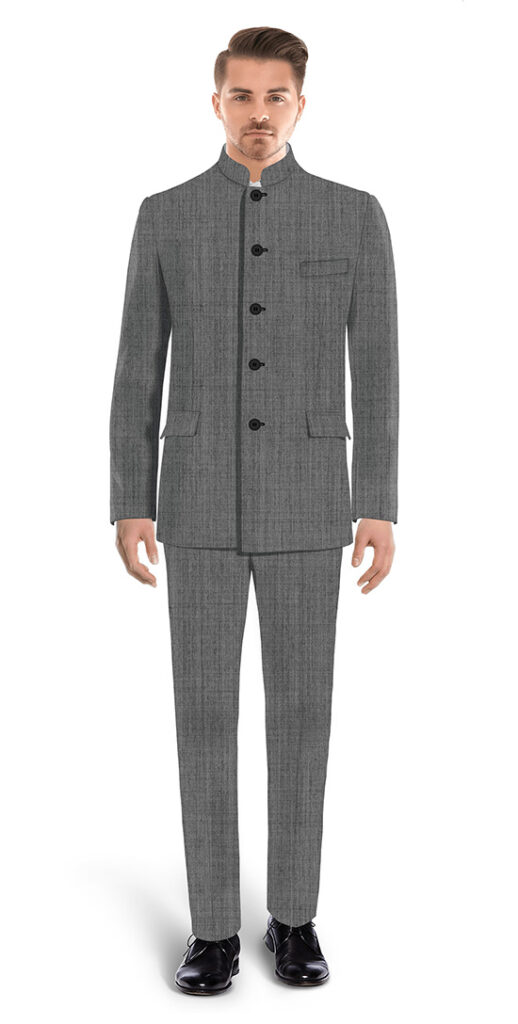 Mandarin Collar Suit Studio Gravity